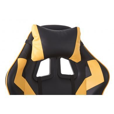 Крісло геймерське Bonro B-0519 жовте (42400363)