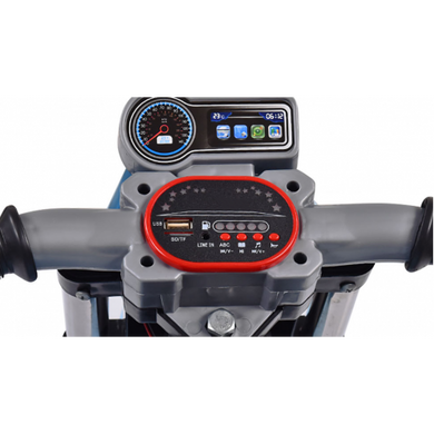 Дитячий електромотоцикл SPOKO M-3196 блакитний (42300145)