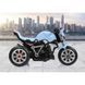 Дитячий електромотоцикл SPOKO M-3196 блакитний (42300145)
